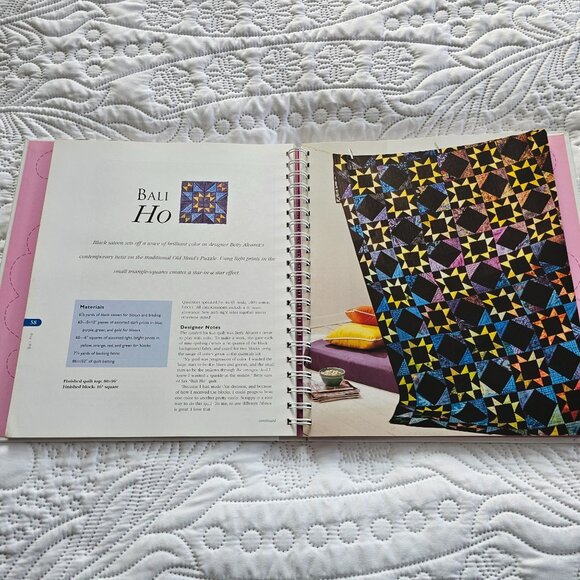 Better Homes & Gardens Quilt-Lovers Favorites Volume 5, Hardcover Spiral Bound - Picture 7 of 13